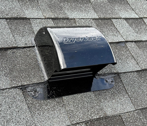 Dryer Roof Vent Installed